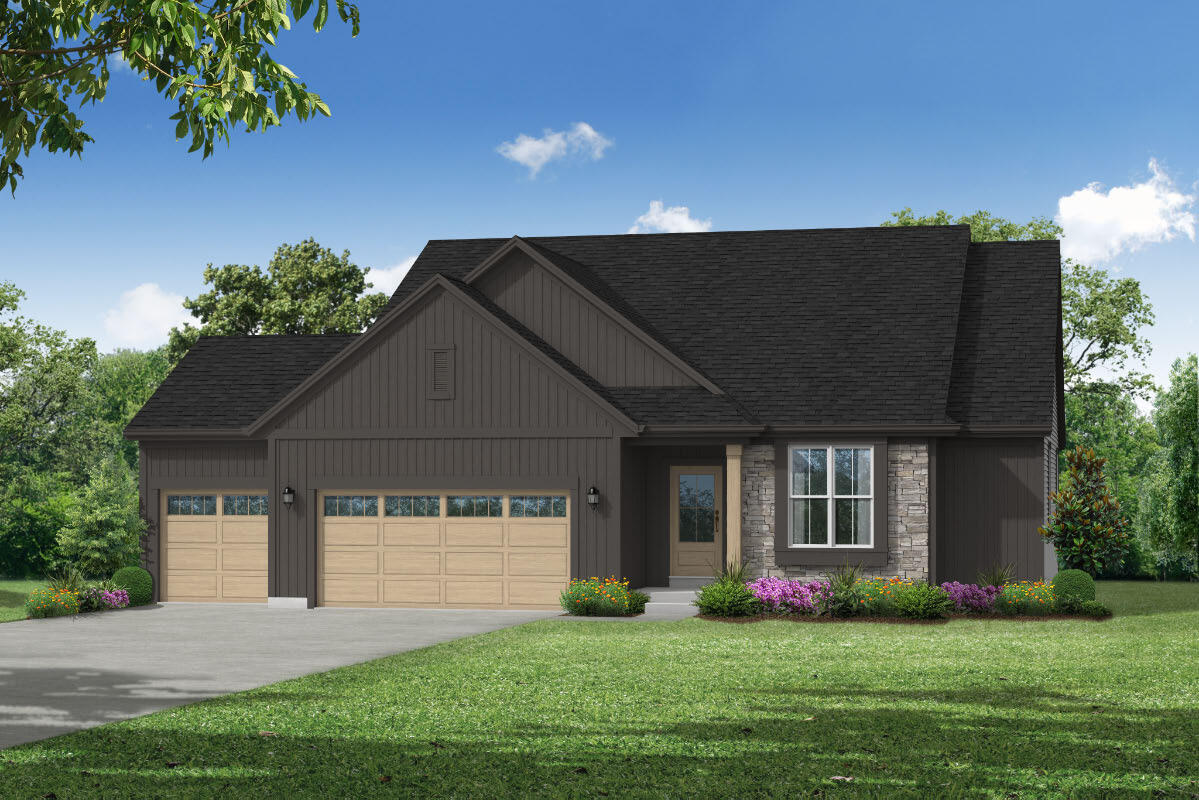 652 Mary Way Slinger, WI 53086 - Photo 3 of 5 Lauren 1670 Americana 3-car 1200x800