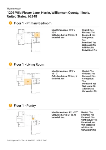 $336,900 | 1205 Wildflower Lane, Herrin, IL 62948