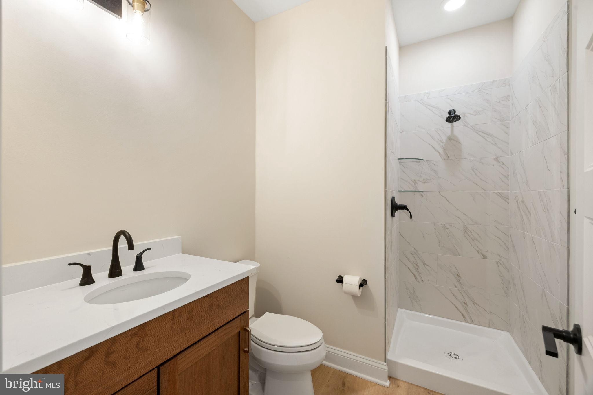 7329 Riley Road Warrenton, VA 20187 - Photo 65 of 69 a bathroom with a sink a toilet and shower
