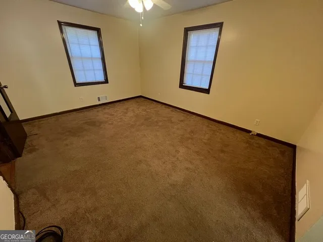 a view of an front door