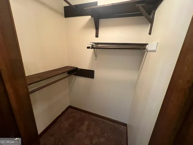 a view of walk in closet