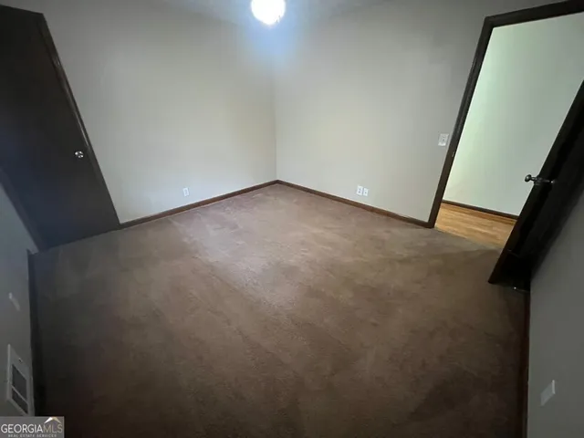 a view of an empty room