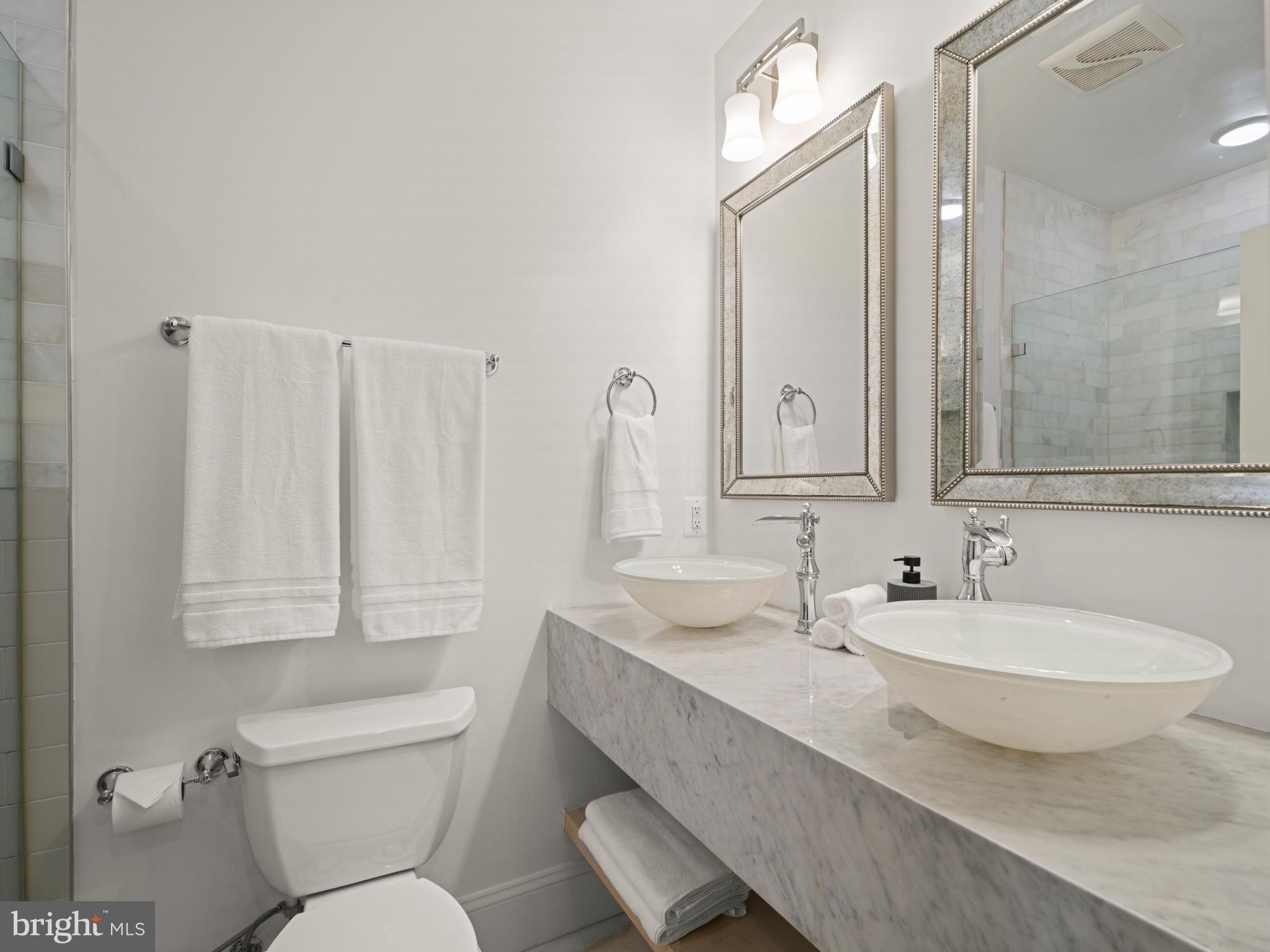 1717 Euclid Street Northwest, Unit 1 Washington, DC 20009 - Photo 10 of 23 a bathroom with a sink and a mirror