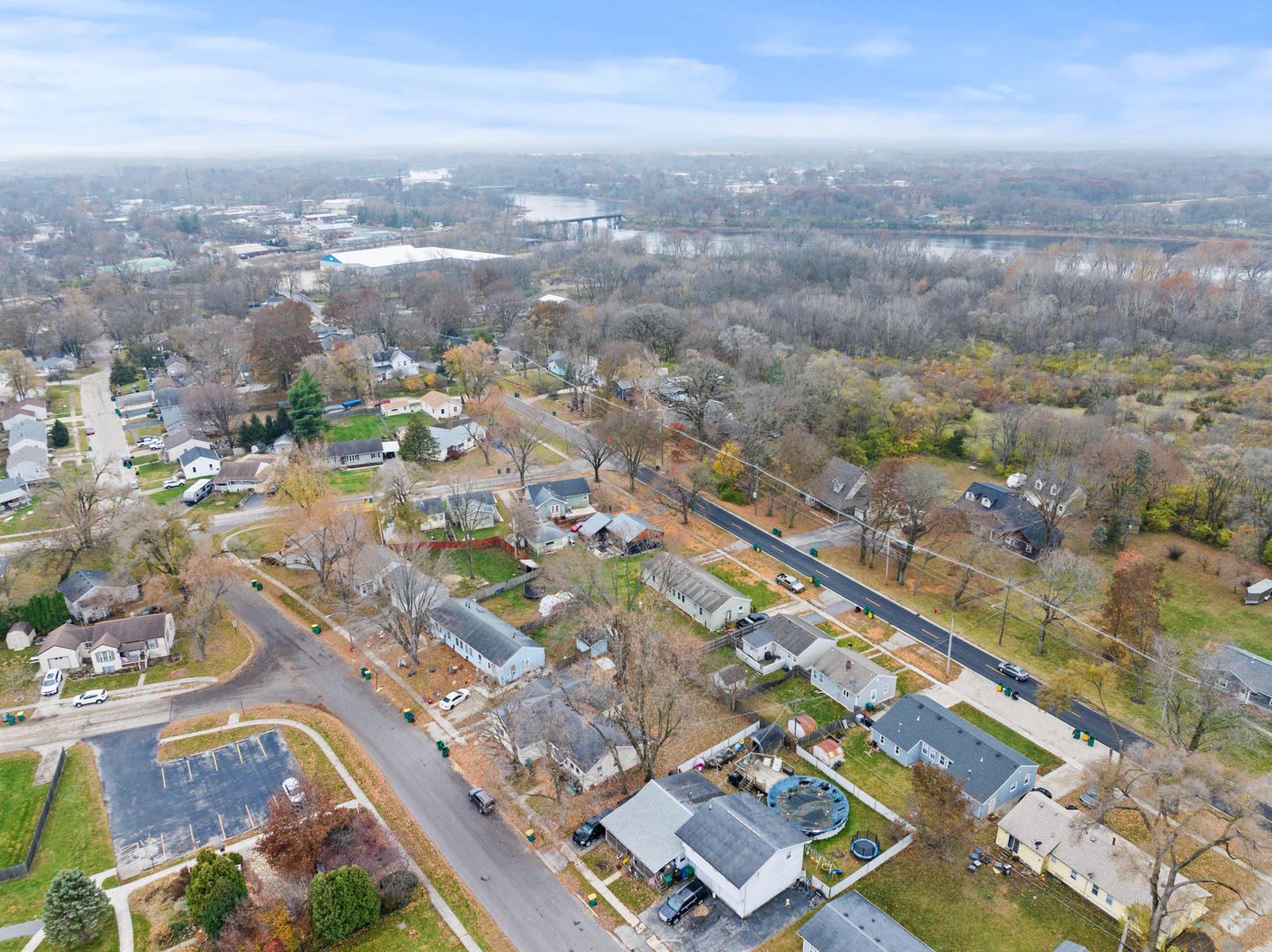 1111 North Kankakee Street Wilmington, IL 60481 - Photo 5 of 8 an aerial view of residential building with parking space