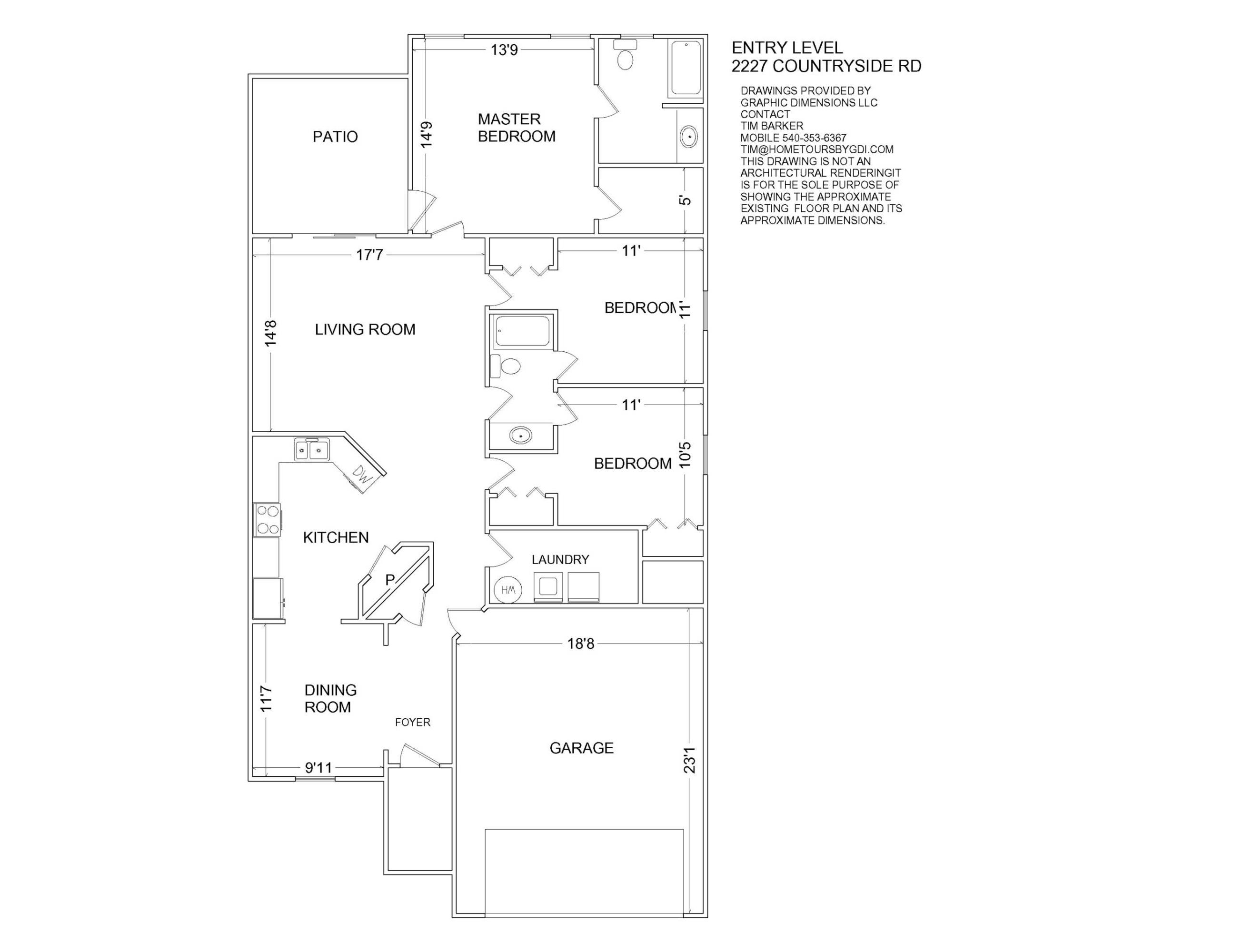 2227 Countryside Road Northwest Roanoke, VA 24017 - Photo 2 of 45 2227_countryside_rd_floor_plan