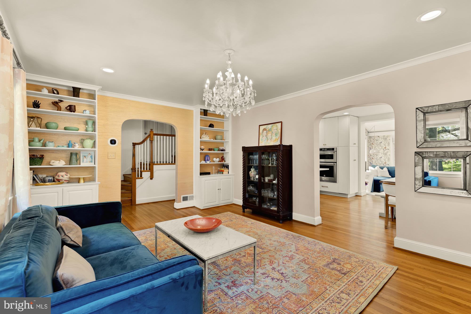 7208 Delfield Street Chevy Chase, MD 20815 - Photo 6 of 50 a living room with furniture and a table