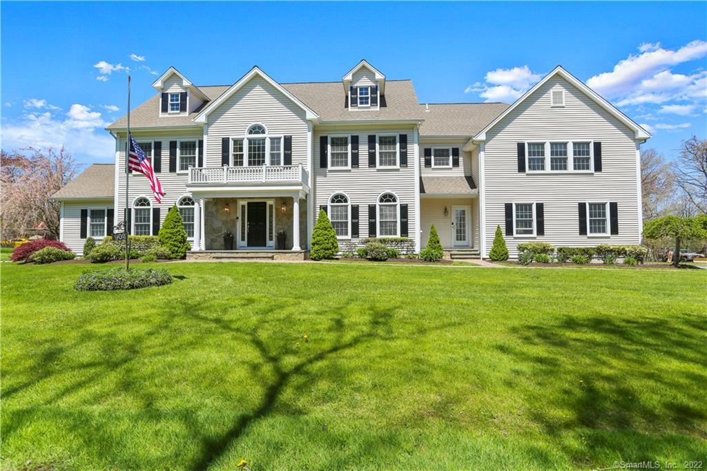 902 Daniels Farm Road Trumbull, CT 06611 - Photo 1 of 1 a front view of a house with a yard