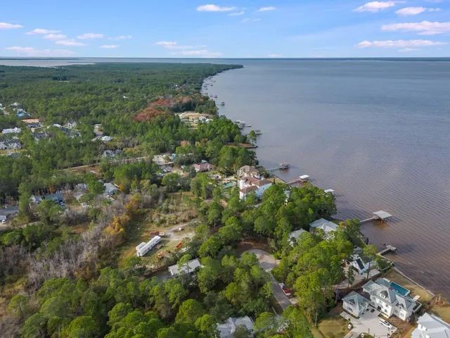 a view of a garden from a yard