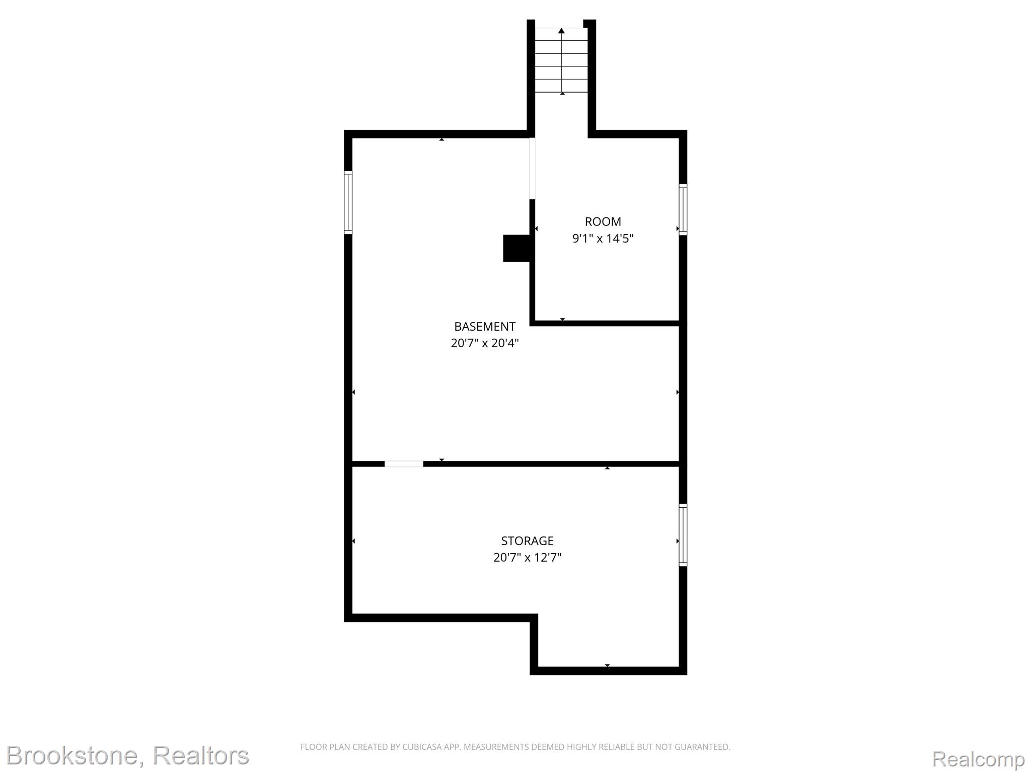 202 West Rundell Street Pontiac, MI 48342 - Photo 27 of 27 View of basement property floor plan