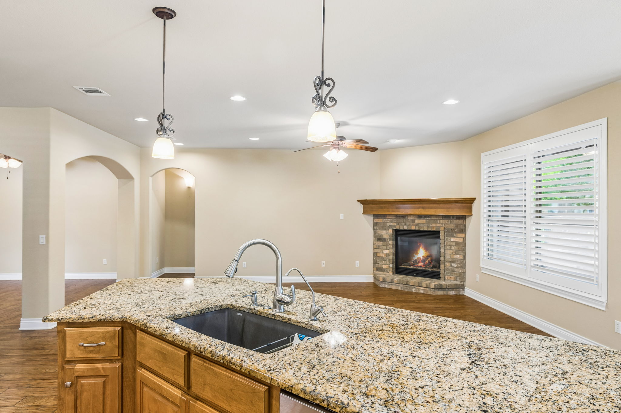 4802 Hidden Springs Trail Georgetown, TX 78633 - Photo 11 of 38 View from kitchen into the living area