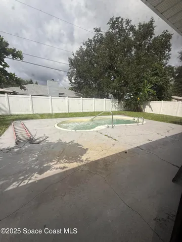 a view of a road with a yard