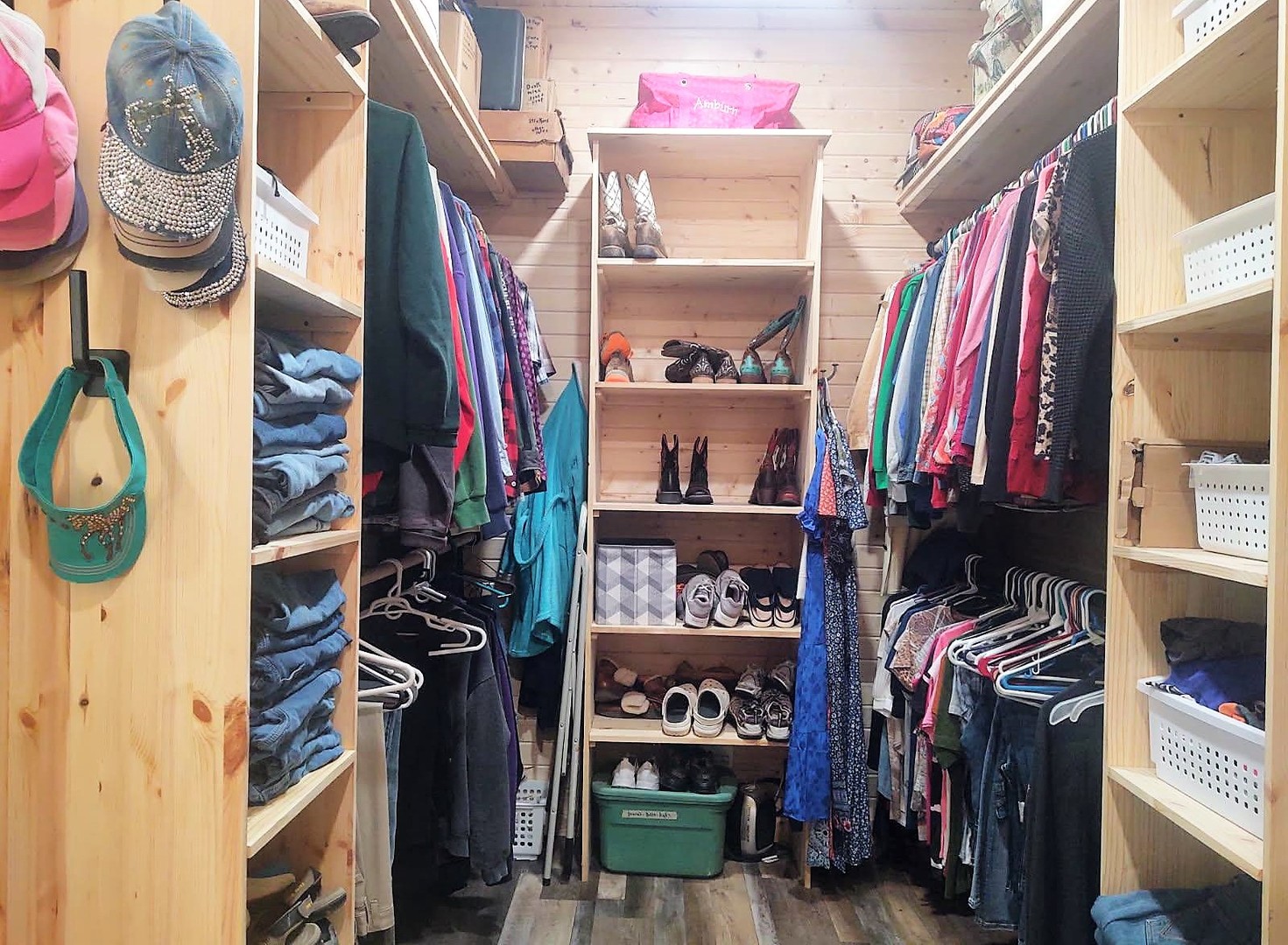 377 Lusk Road Golconda, IL 62938 - Photo 18 of 42 a view of walk in closet with clothes and shoes