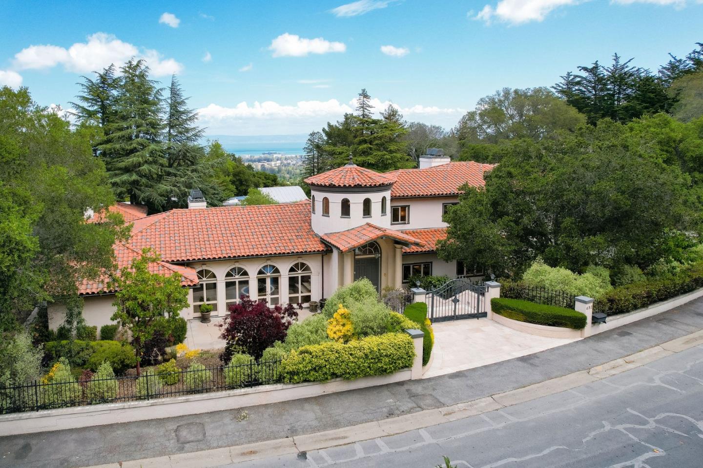 492 Pullman Road Hillsborough, CA 94010 - Photo 1 of 1 an aerial view of a house