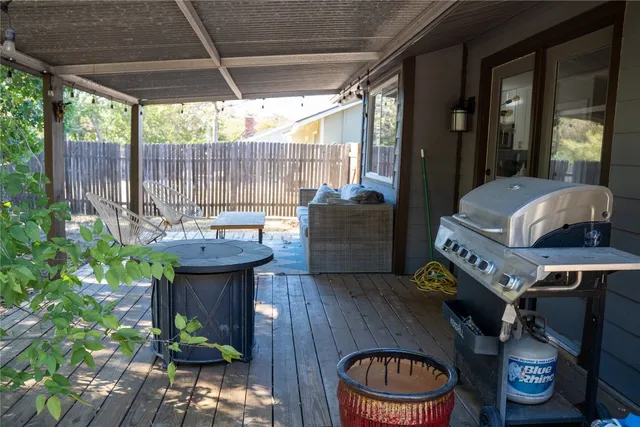 a outdoor dining space with furniture and outdoor seating