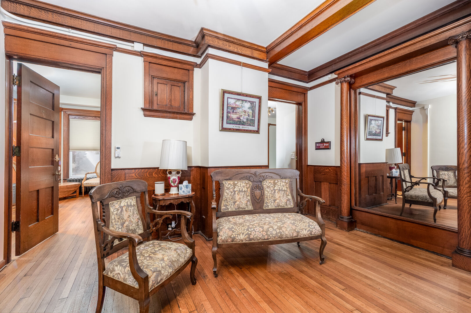 116 West Prospect Avenue Ottawa, IL 61350 - Photo 28 of 73 a outdoor living area with furniture and wooden floor