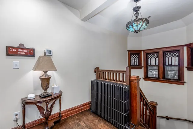 a room with furniture and a flat screen tv