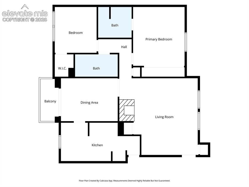 2979 Mesa Road, Unit D Colorado Springs, CO 80904 - Photo 40 of 40 Floor plan.
