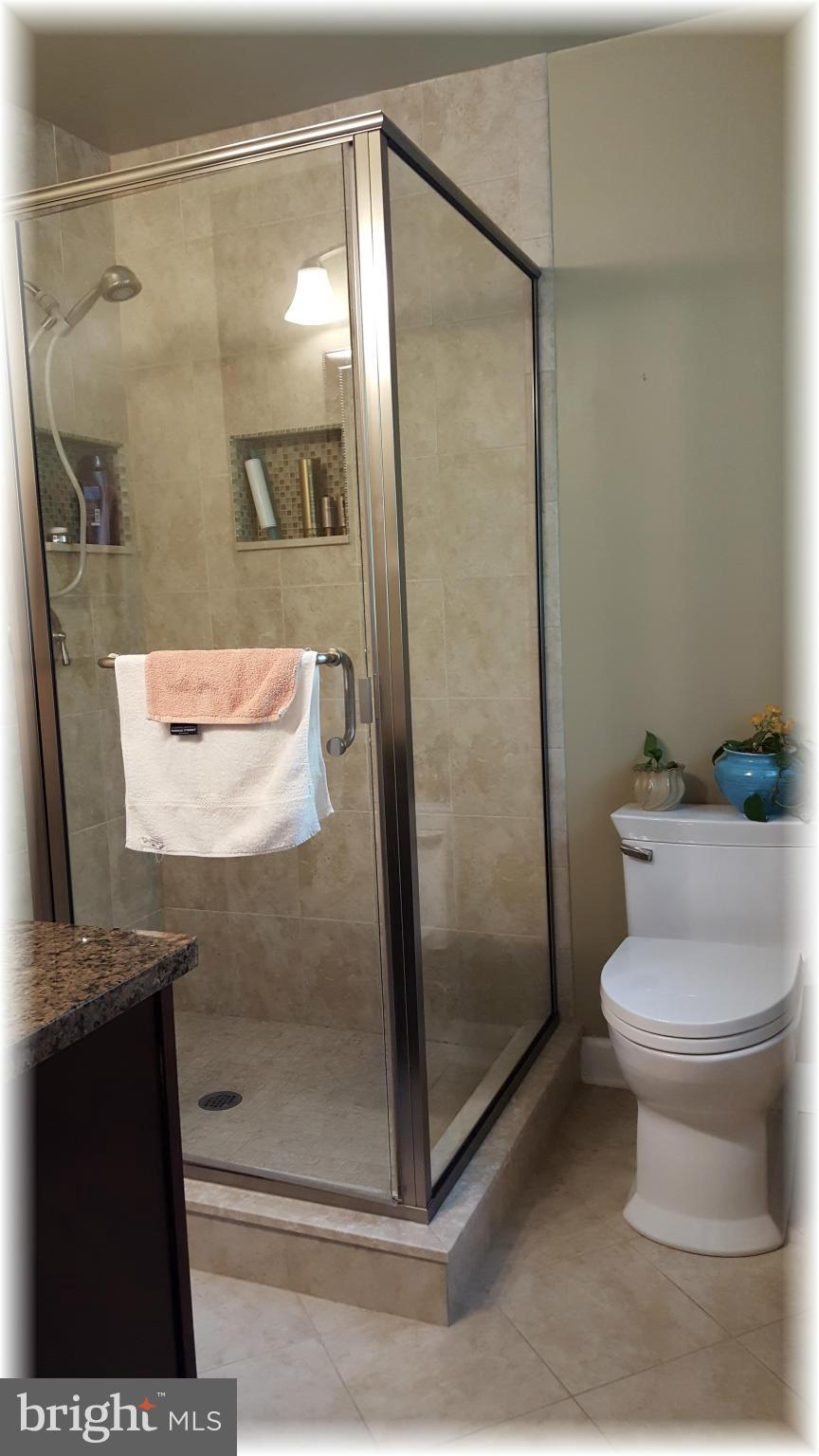 12009 Caspian Road Kingsville, MD 21087 - Photo 20 of 30 Modern master w/ tiled shower & granite top vanity