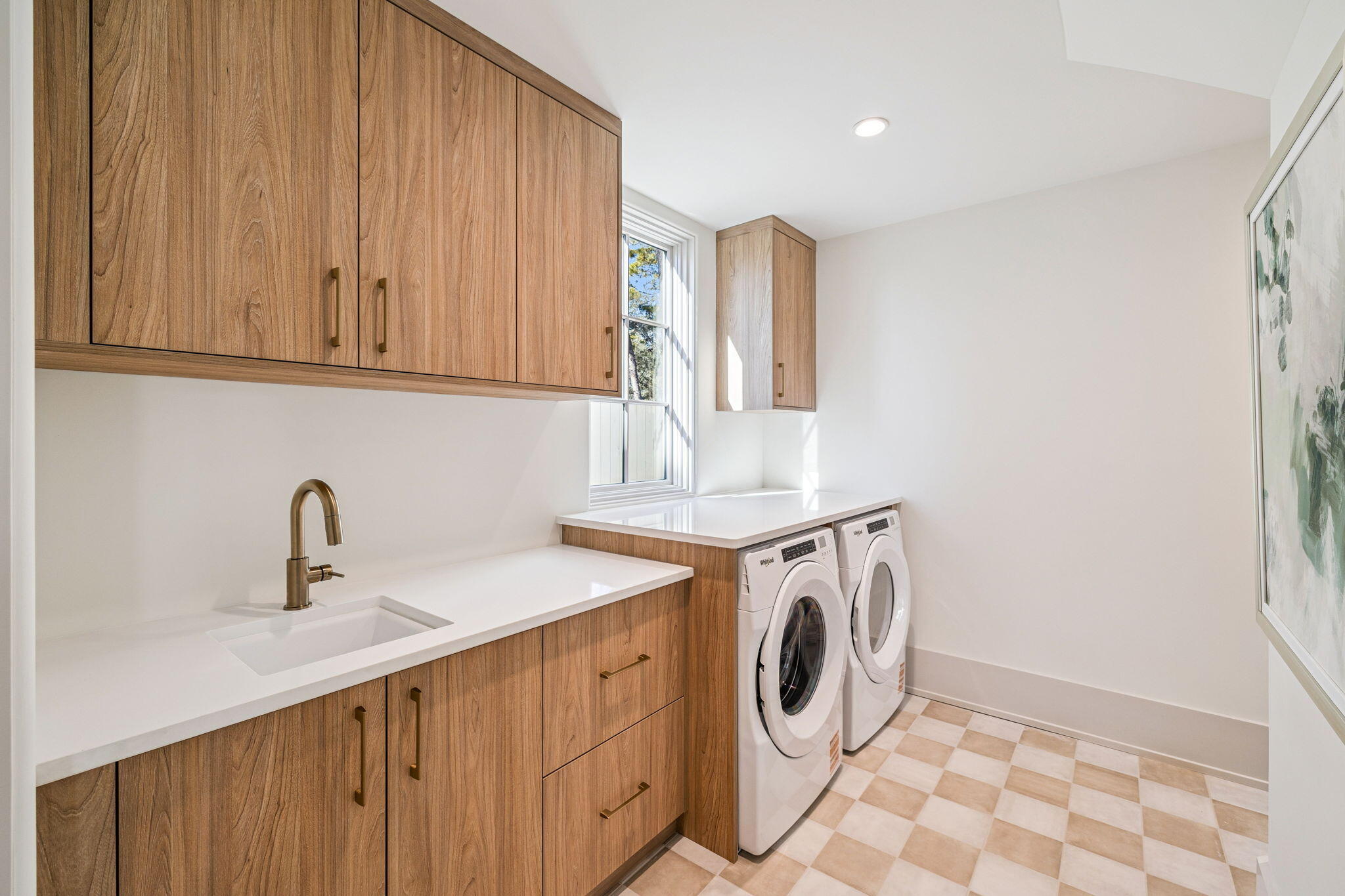 107 Pine Cone Trail Inlet Beach, FL 32461 - Photo 60 of 66 a utility room with sink dryer and washer