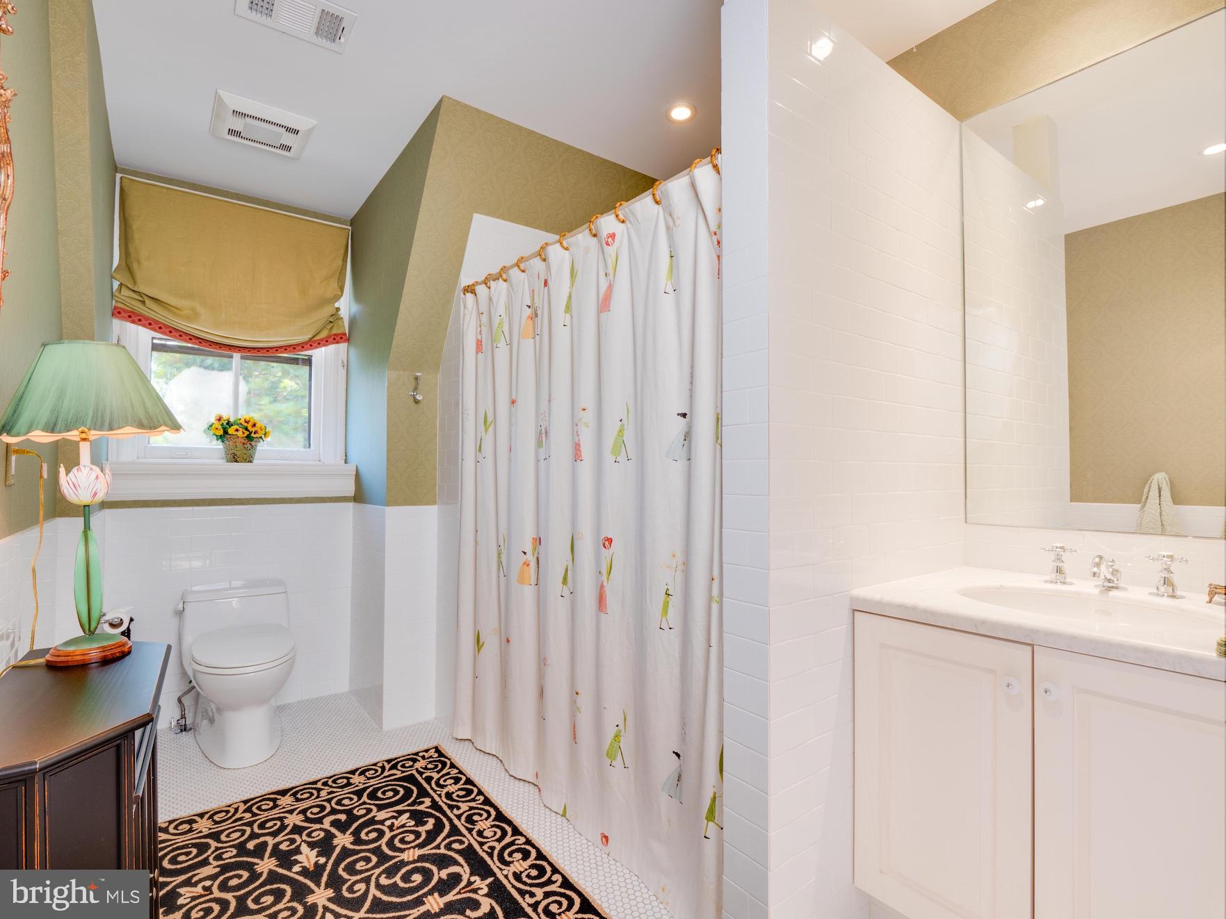 712 East Capitol Street Northeast Washington, DC 20003 - Photo 64 of 79 Hall Bathroom on Third Floor