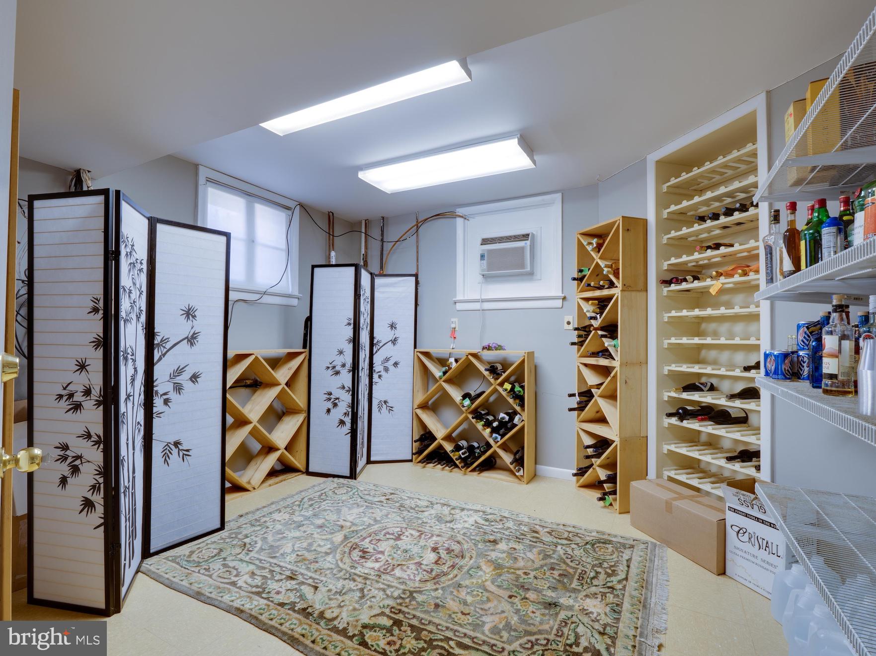 712 East Capitol Street Northeast Washington, DC 20003 - Photo 76 of 79 Owners Wine Storage Room in Basement