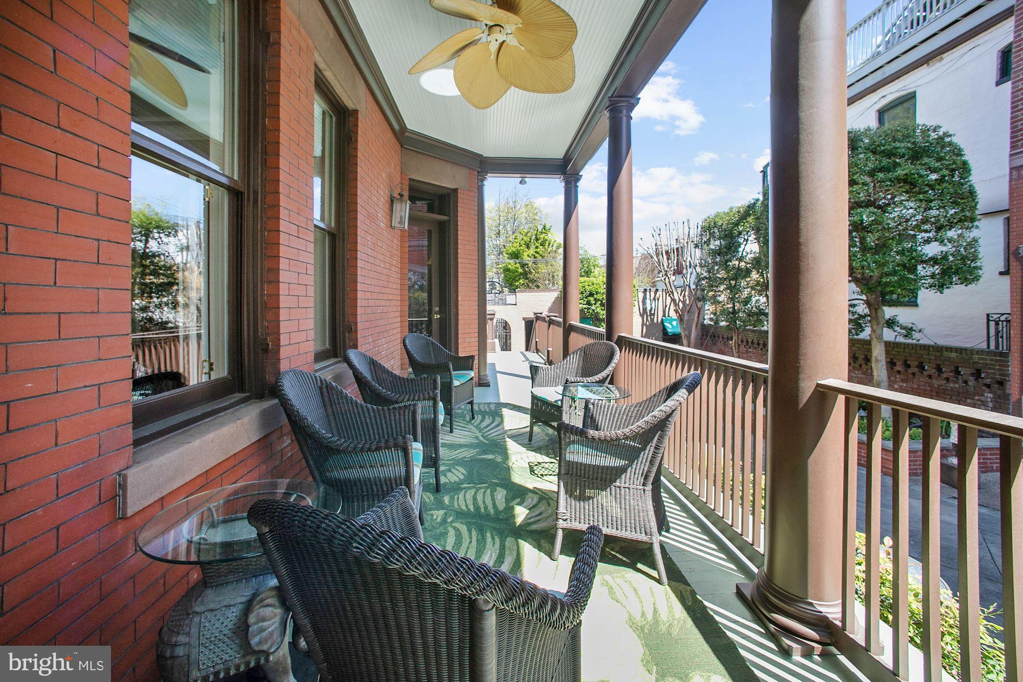 712 East Capitol Street Northeast Washington, DC 20003 - Photo 10 of 79 Idyllic side porch