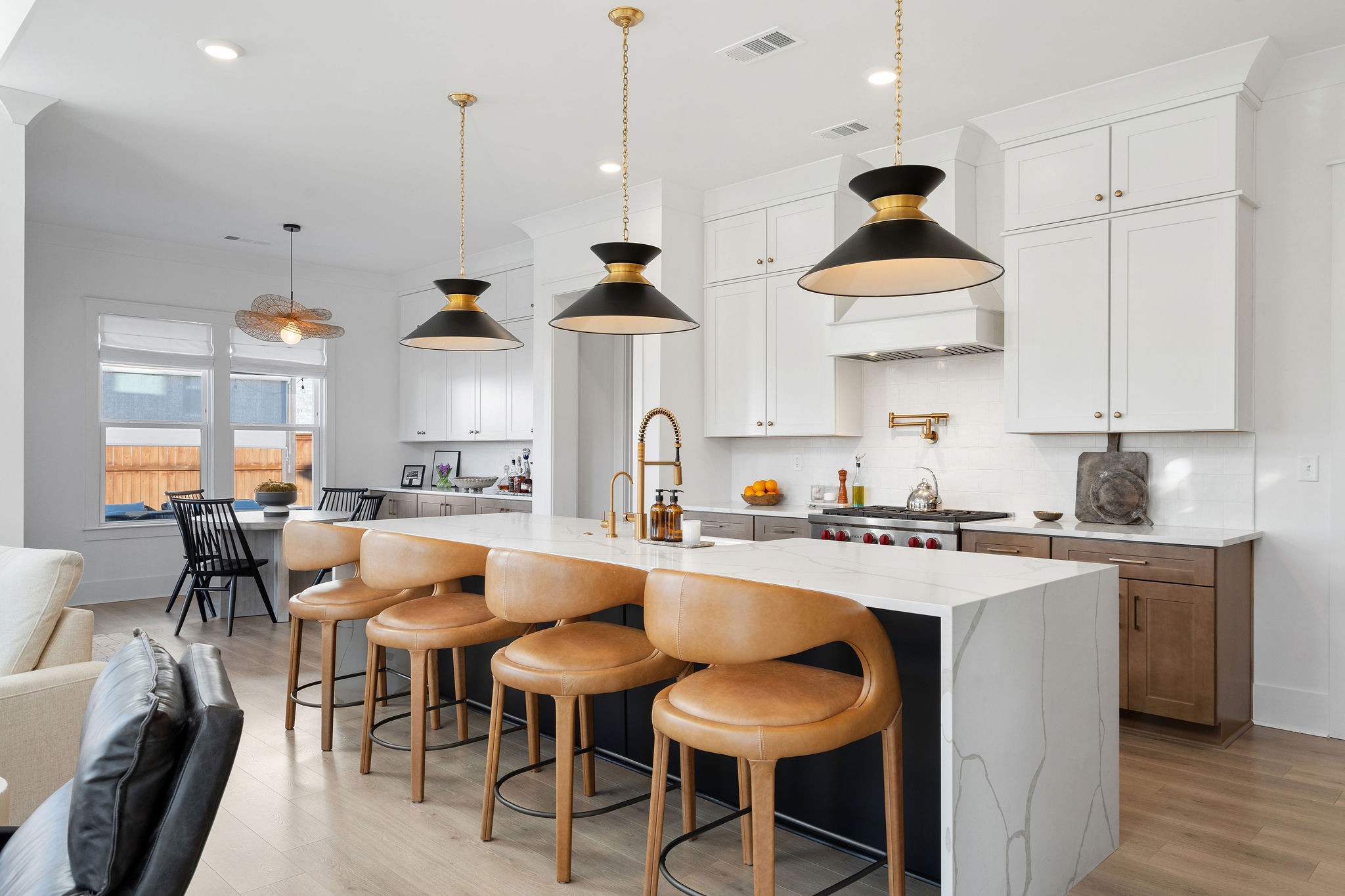 1052 Pine Creek Drive Arrington, TN 37014 - Photo 20 of 54 a kitchen with stainless steel appliances granite countertop a sink a stove and a refrigerator
