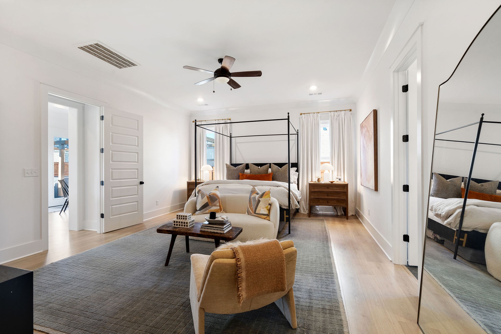 1052 Pine Creek Drive Arrington, TN 37014 - Photo 25 of 54 a bedroom with furniture and a ceiling fan