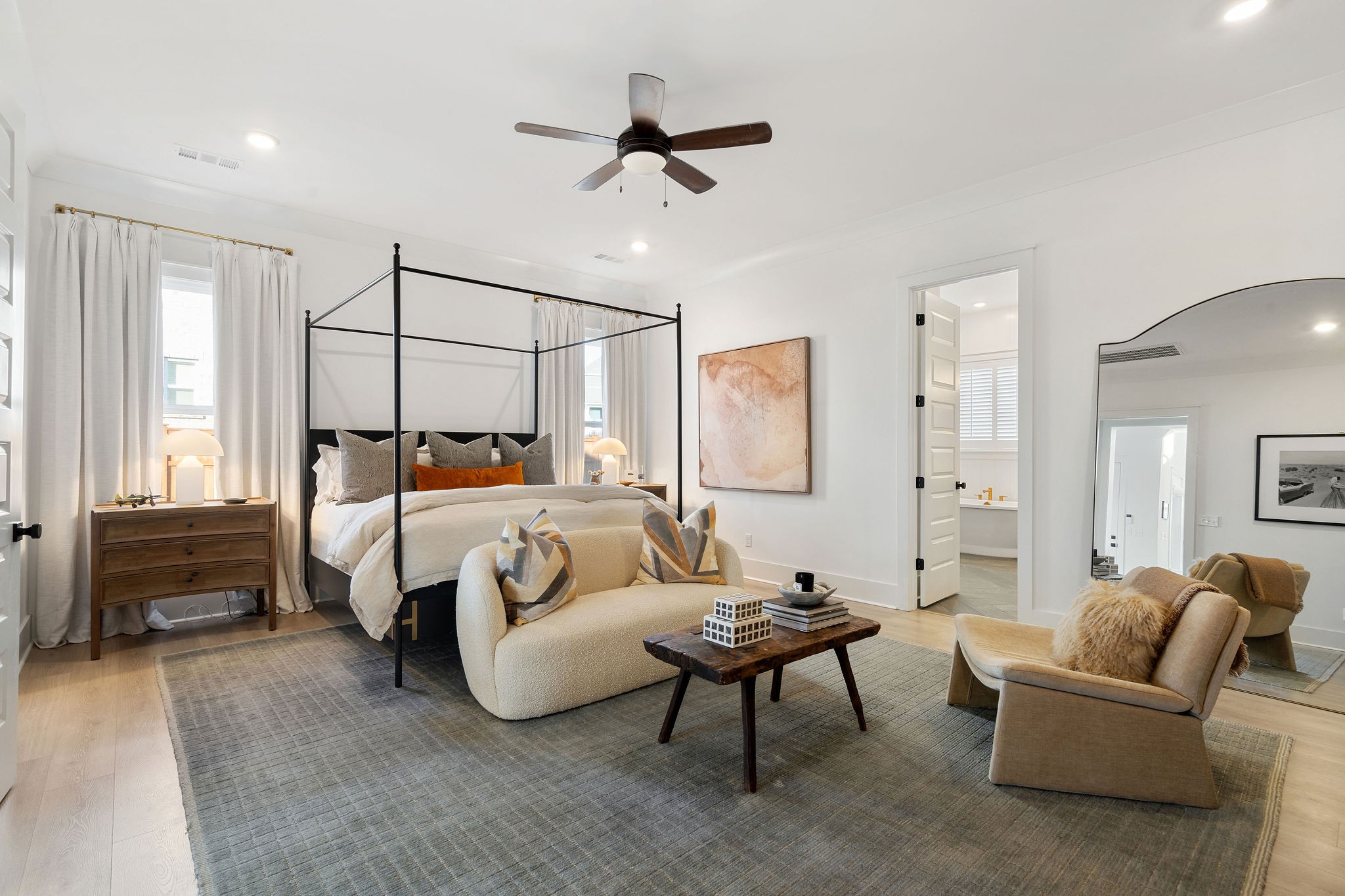 1052 Pine Creek Drive Arrington, TN 37014 - Photo 26 of 54 a bedroom with bed and a couch