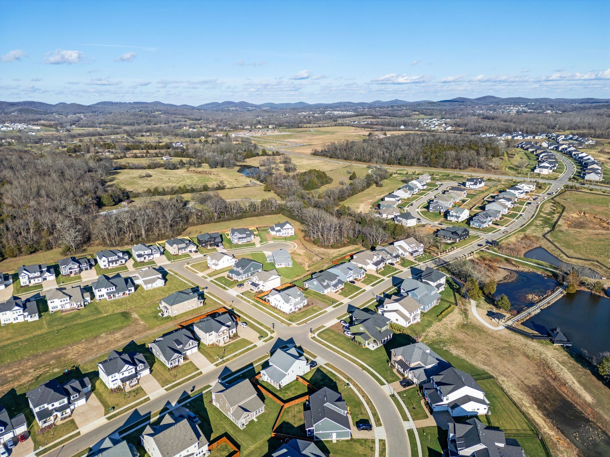 1052 Pine Creek Drive Arrington, TN 37014 - Photo 46 of 54 an aerial view of multiple house