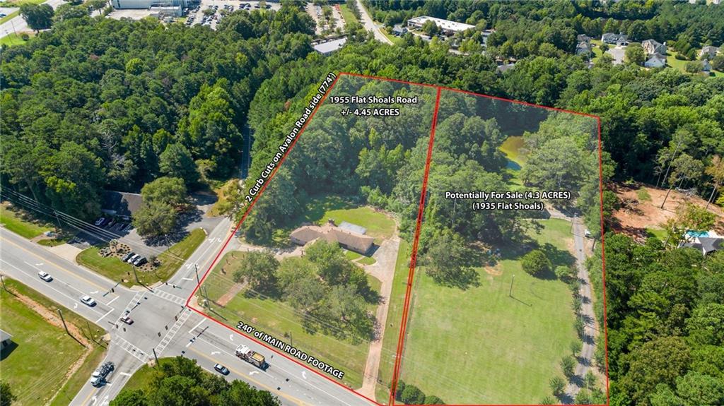 1955 Flat Shoals Road Southeast Conyers, GA 30013 - Photo 49 of 56 an aerial view of residential house with outdoor space