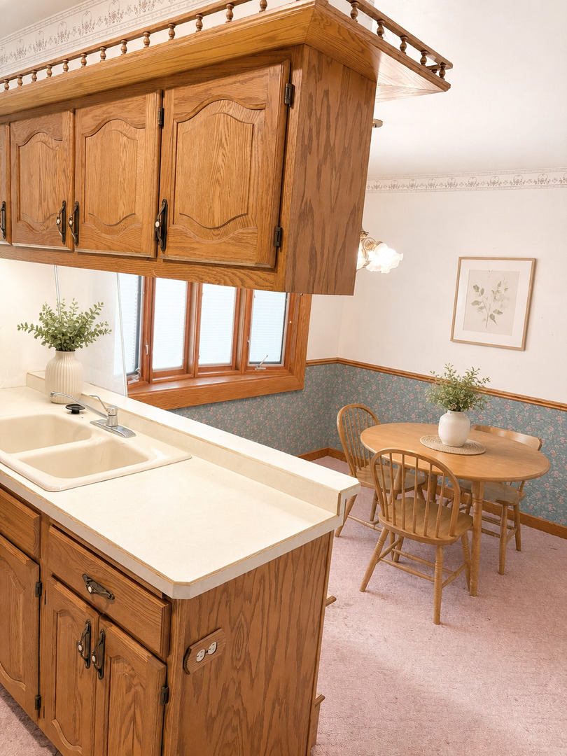 1707 Wright Street Streator, IL 61364 - Photo 6 of 9 a living room with a table and chairs