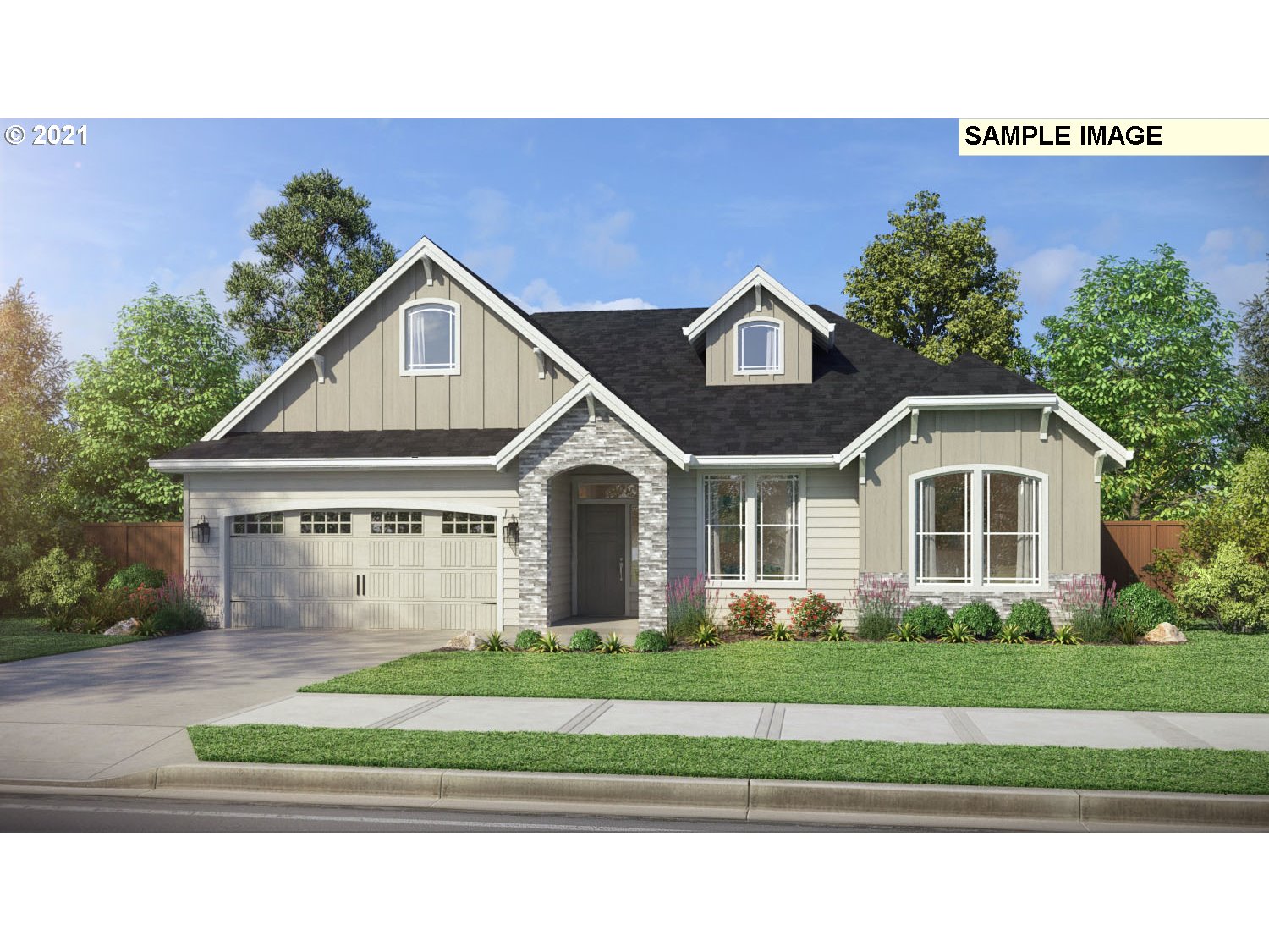 2936 South Harper Valley Way Ridgefield, WA 98642 - Photo 1 of 2 a front view of a house with a yard