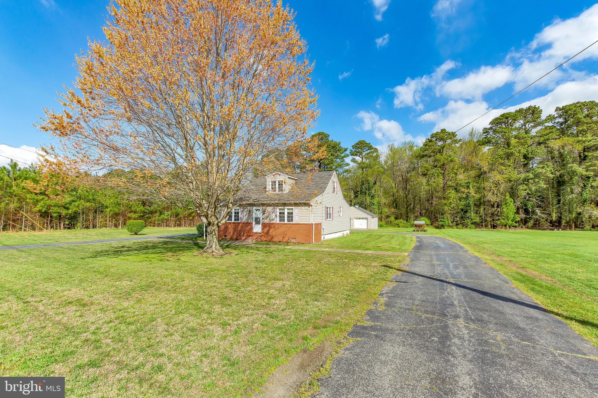 49264 Bennett Drive Ridge, MD 20680 - Photo 3 of 27 Right side entrance of driveway