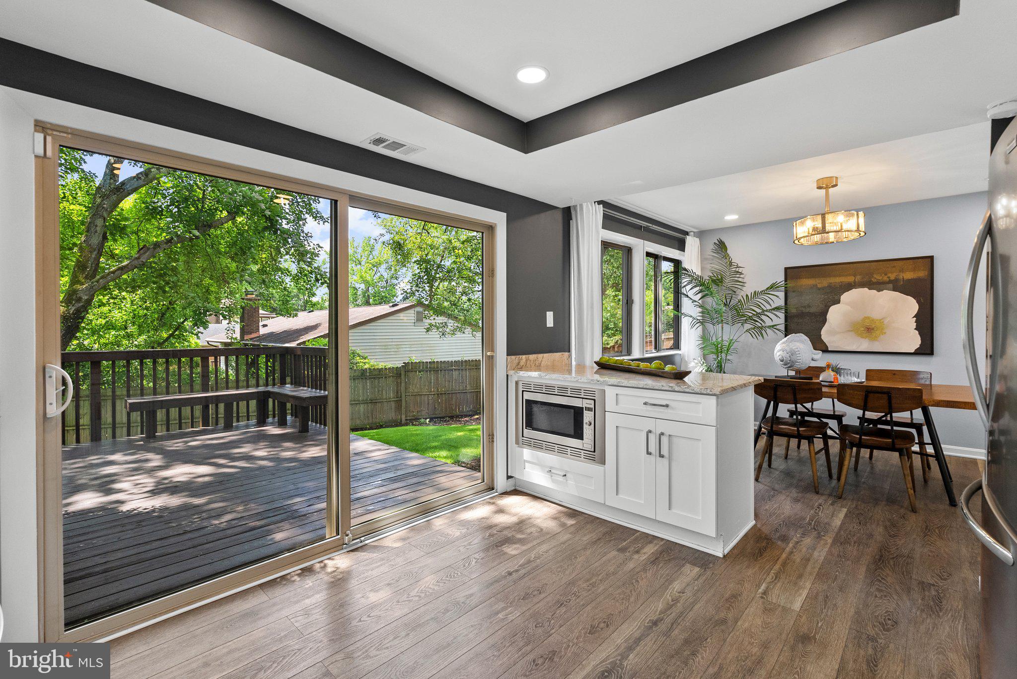 4431 Flintstone Road Alexandria, VA 22306 - Photo 20 of 57 A stunning deck and backyard right off kitchen