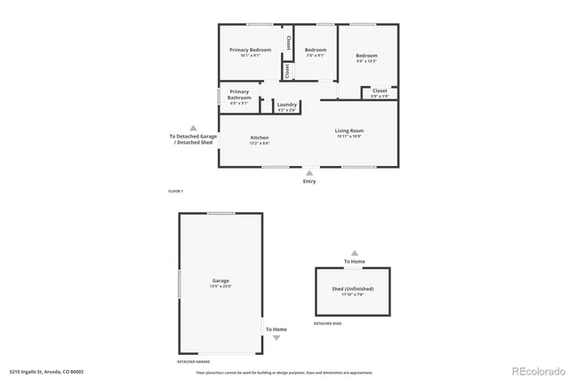 $419,000 | 5215 Ingalls Street, Arvada, CO 80002