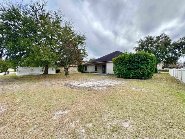 a view of a lake with an outdoor space