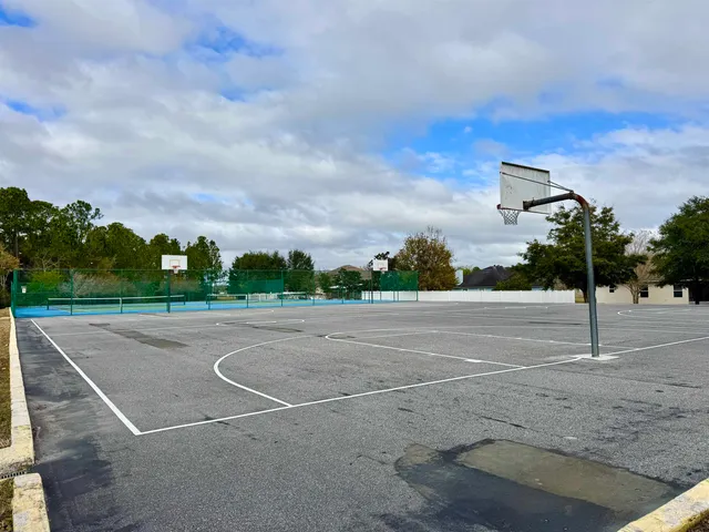 a view of a golf course