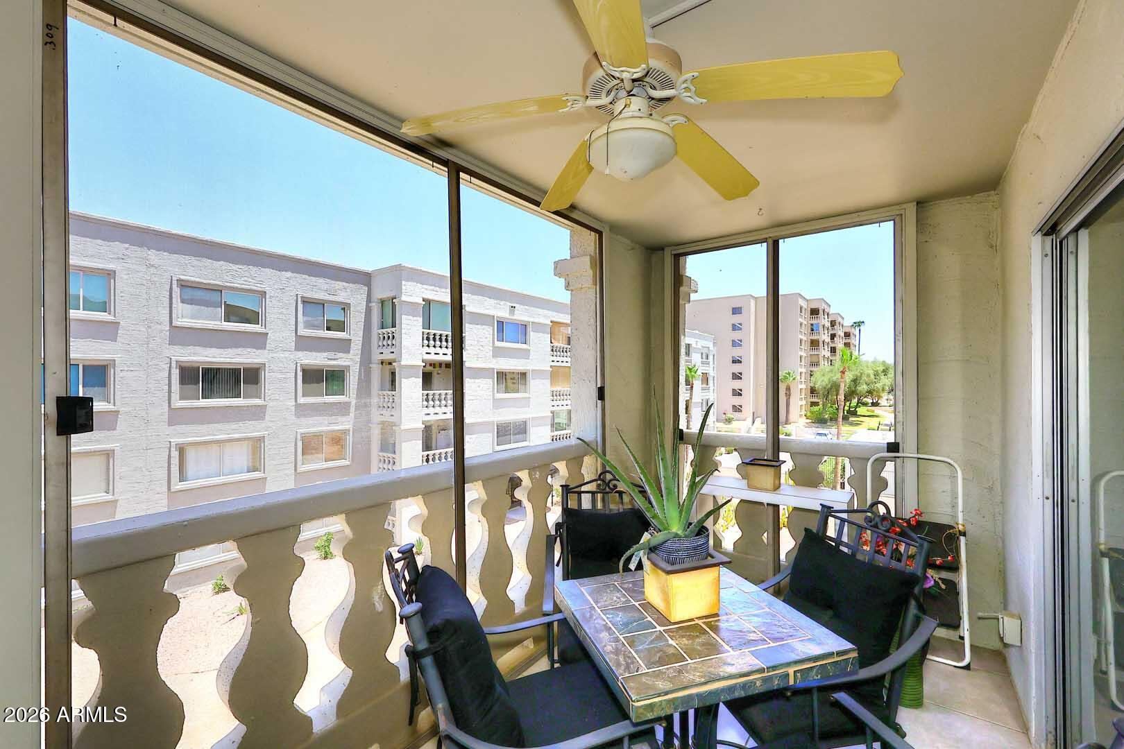 7860 East Camelback Road, Unit 309 Scottsdale, AZ 85251 - Photo 15 of 48 Covered Balcony