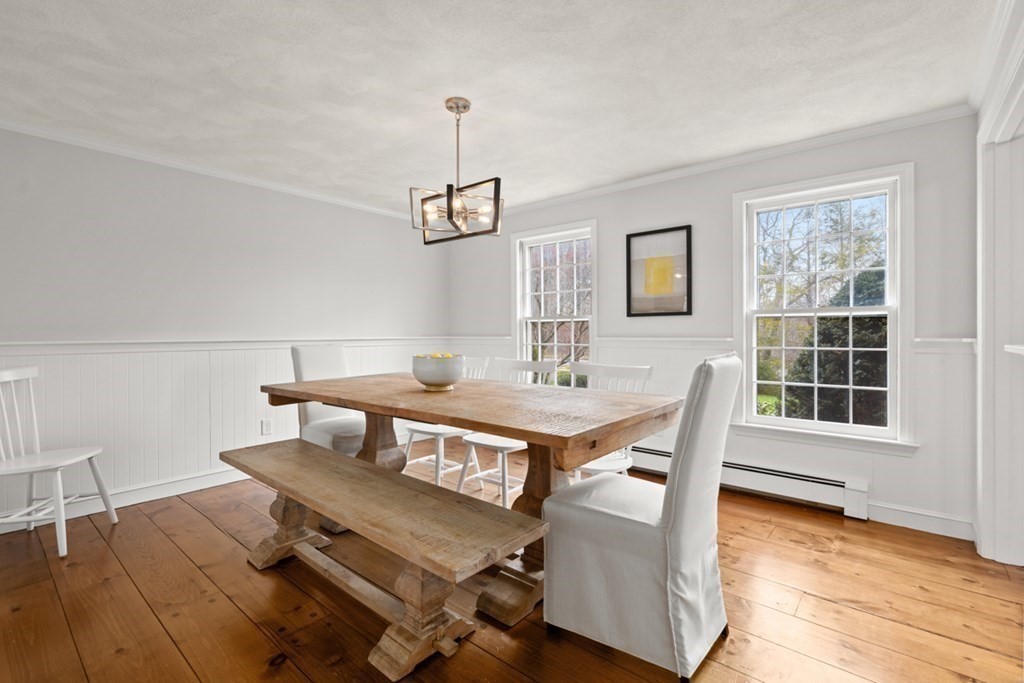 1091 Bay Road Hamilton, MA 01982 - Photo 15 of 40 a view of a dining room with furniture window and wooden floor