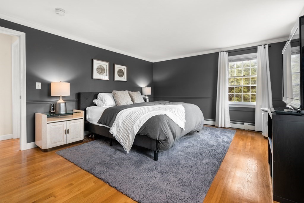 1091 Bay Road Hamilton, MA 01982 - Photo 23 of 40 a spacious bedroom with a large bed and a couch