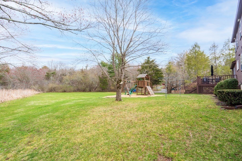 1091 Bay Road Hamilton, MA 01982 - Photo 37 of 40 a backyard of a house with lots of green space