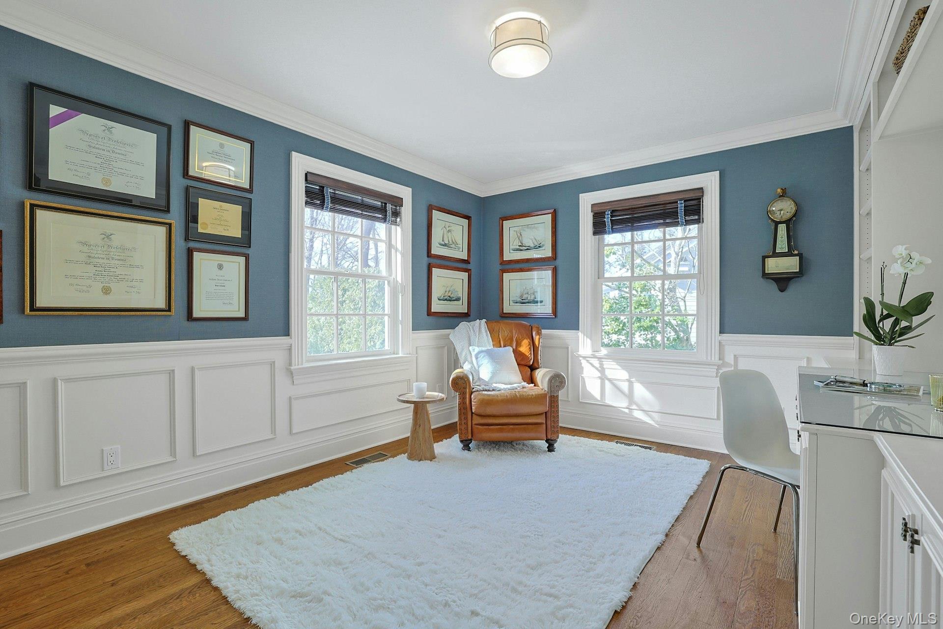 24 Fairview Road Scarsdale, NY 10583 - Photo 16 of 48 Generously sized main-level bedroom with private bath, ideal as a guest suite, home office, or den.