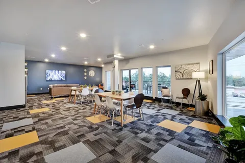 a picture of a bench in a window