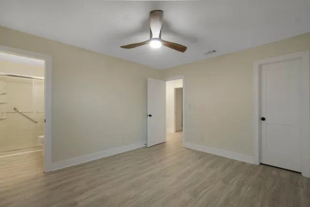 wooden floor in an empty room