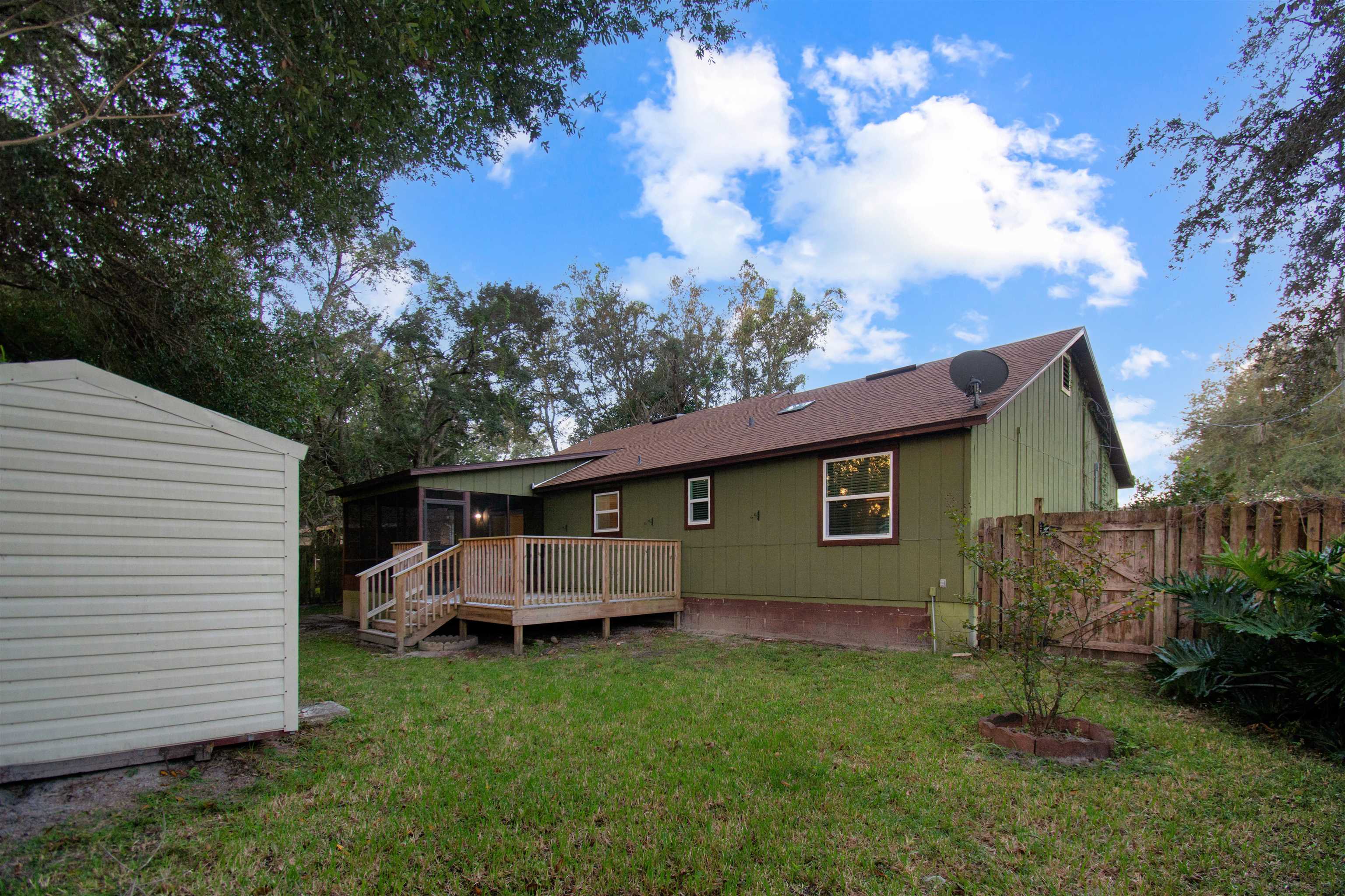 209 Jasmine Road St. Augustine, FL 32086 - Photo 23 of 25 a view of backyard with garden