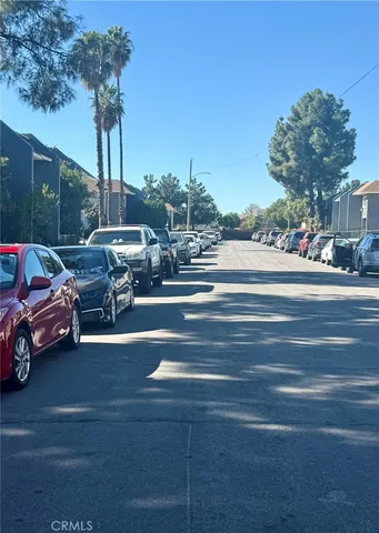 a cars parked on the side of the street
