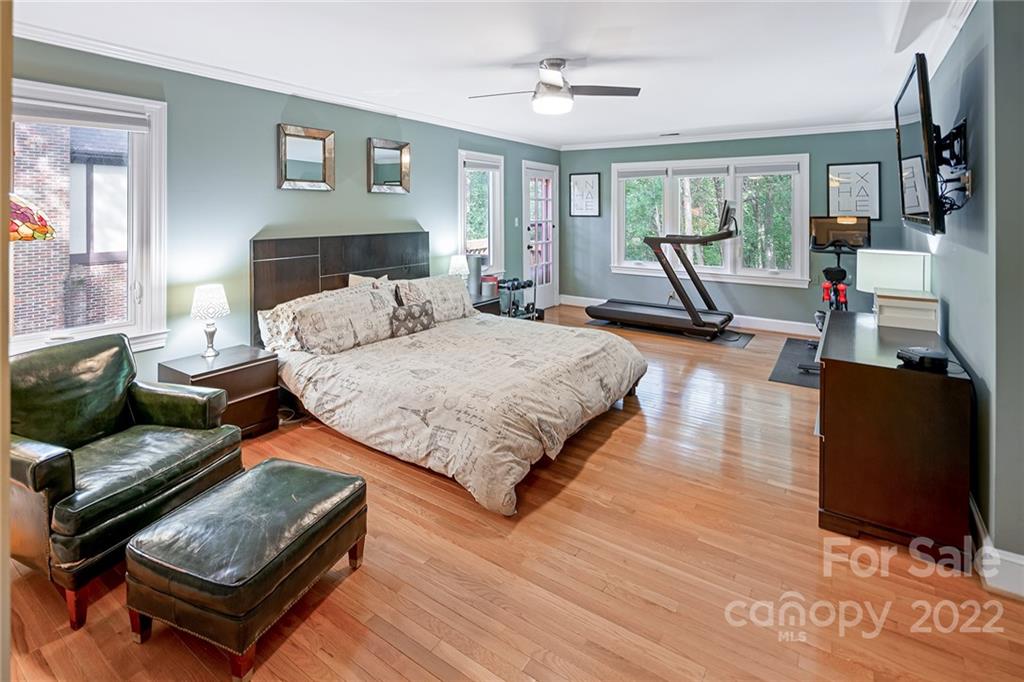 5428 Hillingdon Road Charlotte, NC 28226 - Photo 23 of 36 a bedroom with a bed window and a couch