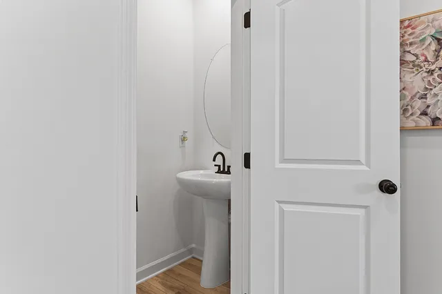 a bathroom with a sink