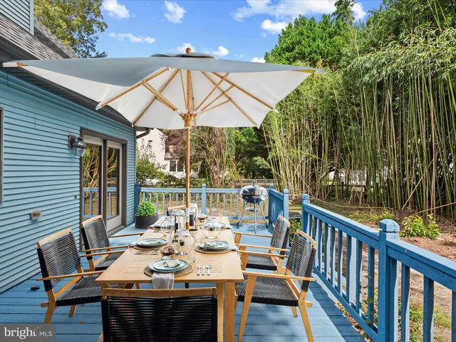 a outdoor space with furniture